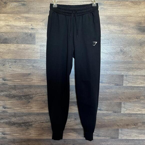 GYMSHARK Jogger Women’s XS Black Tapered Yoga Gym Sweatpants GLJG4649 - Picture 1 of 6